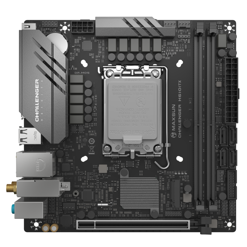 铭�u（MAXSUN）MS-挑战者 H610 ITX 电脑主板 支持CPU 12100/12400F/12400(INTEL H610/LGA 649元