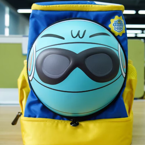 华蒙星篮球侠书包幼儿篮球运动背包儿童幼儿园男女宝可装5号篮球 深