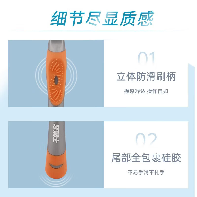 牙博士护龈牙刷软毛成人细软刷毛清洁口腔减轻牙渍家庭装不倒毛分叉 炭丝 6支 【店长推荐】独立包装 【独立包装】