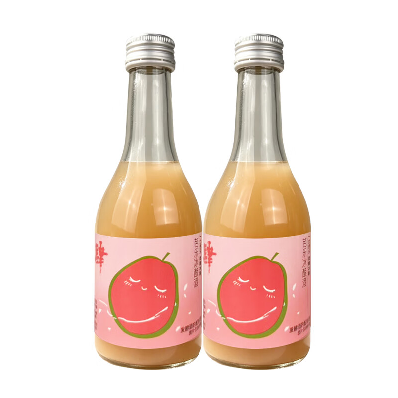 夜肆芭乐冰酿酒300ml 水果味酒米酒自饮 聚会微醺 烧烤调酒伴手礼送礼 夜肆芭乐冰酿酒300ml*3瓶