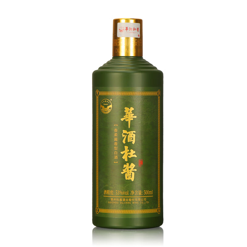 杜酱酒 茅台镇53度酱香型白酒 纯粮坤沙酒 高度窖藏老酒 53度 500mL 6瓶 整箱礼盒装