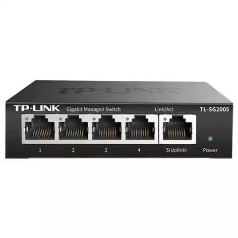 普联(TP-LINK)TL-SG2005全千兆Web网管5口交换机VLAN隔离端口监 TL-SG2005