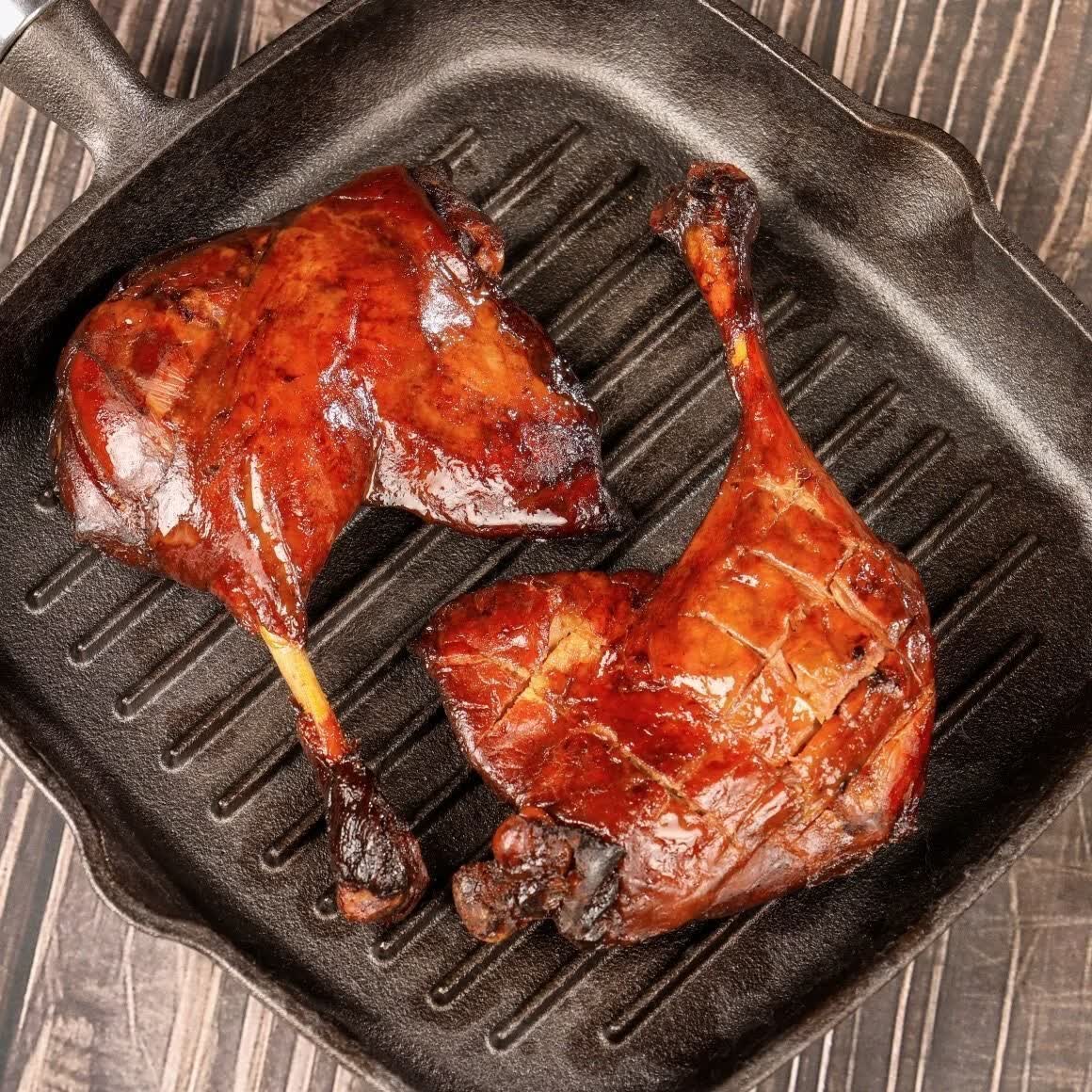 阿图纳拉战斧卤鸭腿150g 熟食卤味休闲零食即食鸭肉小吃手撕鸭腿解馋代餐 战斧大鸭腿150g/袋 香辣3袋