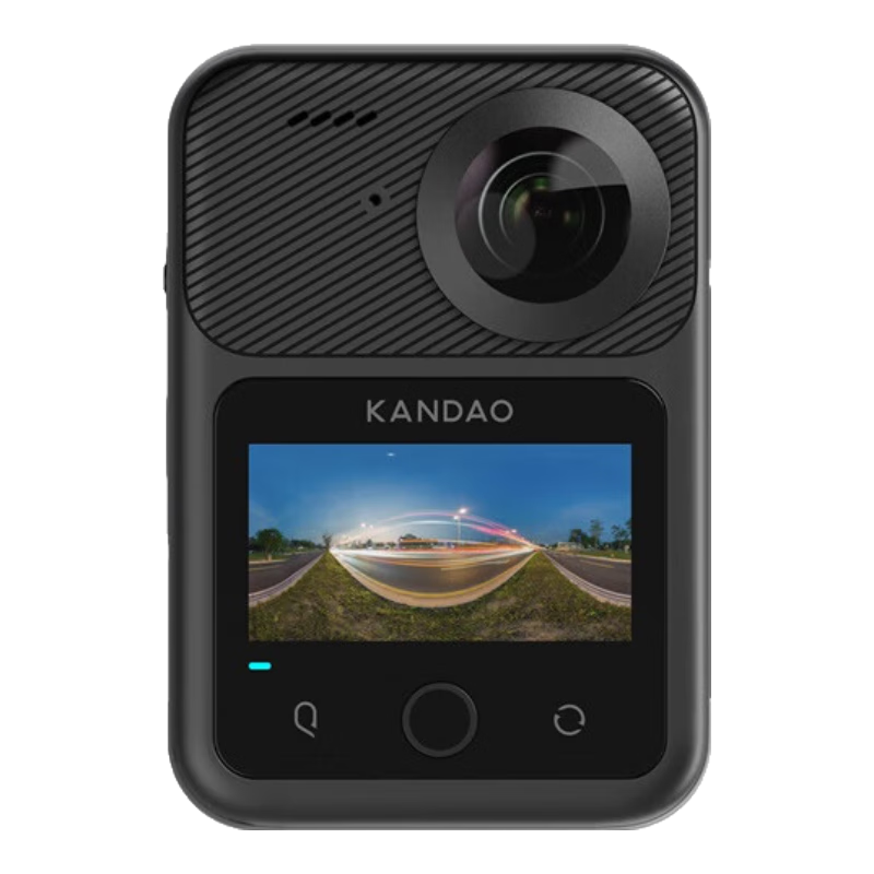 KanDao看到QooCam3Ultra全景运动相机 8K高清防水防抖360全景摄像机 滑雪潜水户外摩托骑行路亚Vlog相机