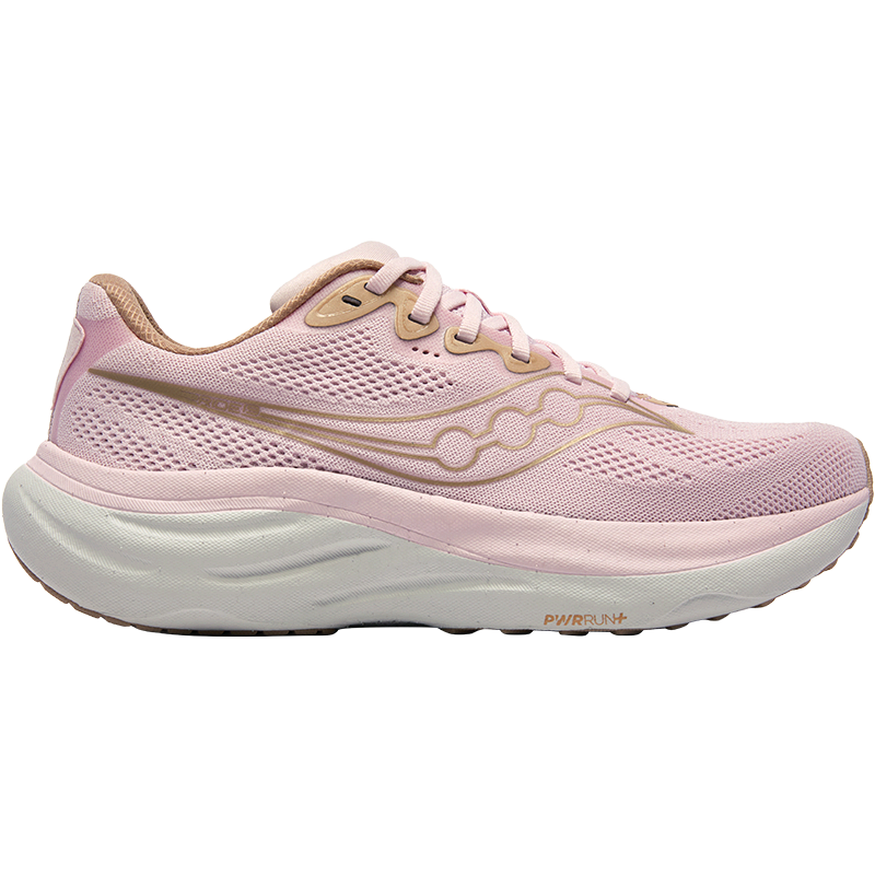 SAUCONY索康尼新品男女2026夏季RIDE 19系列运动跑鞋 浅粉 37.5