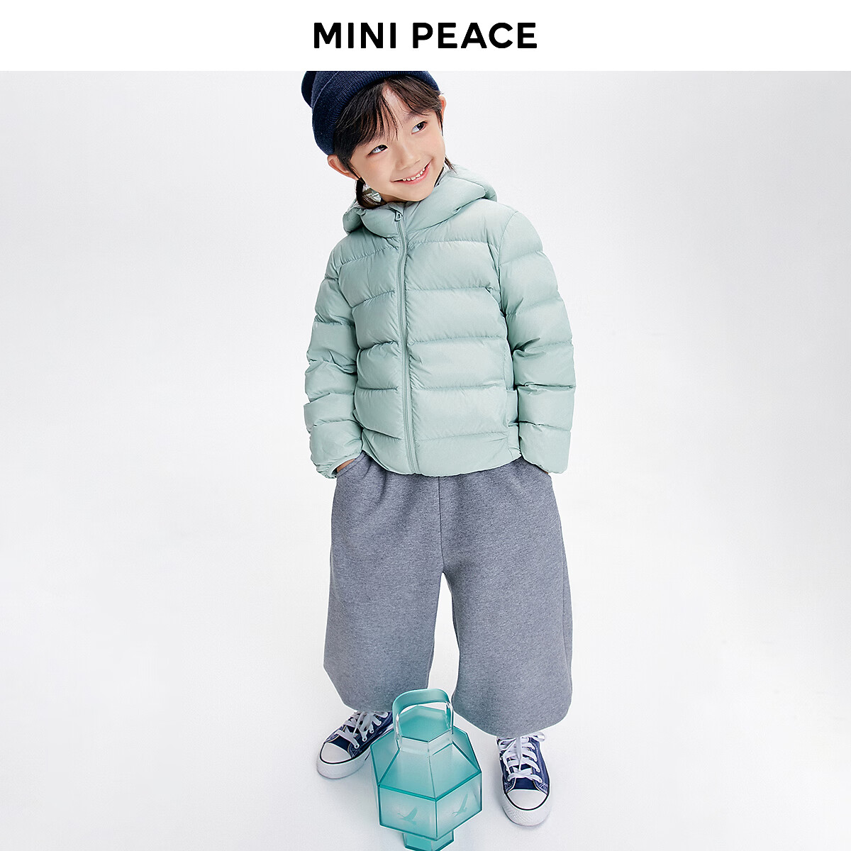 MiniPeace【国色羽绒】太平鸟童装儿童轻薄羽绒服男女童秋冬中国色羽绒外套 桃夭1 140 cm