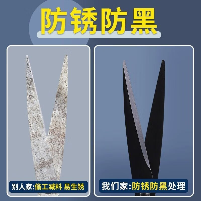 【严选直发】文具剪刀办公家用缝纫剪纸刀不锈钢手工刀剪刀便携式 【黑刃剪刀】 【中号+大号】