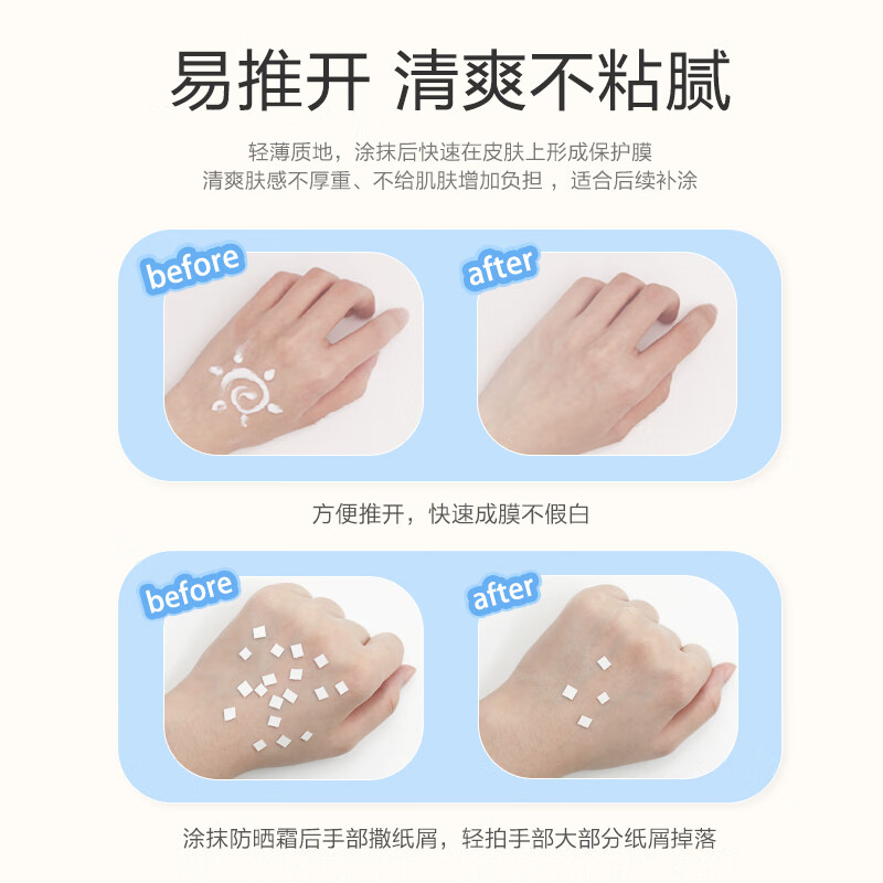 小浣熊儿童防晒霜户外隔离防紫外线青少年学生防晒乳液夏季军训不粘腻 【青少年款】防晒霜60gX2