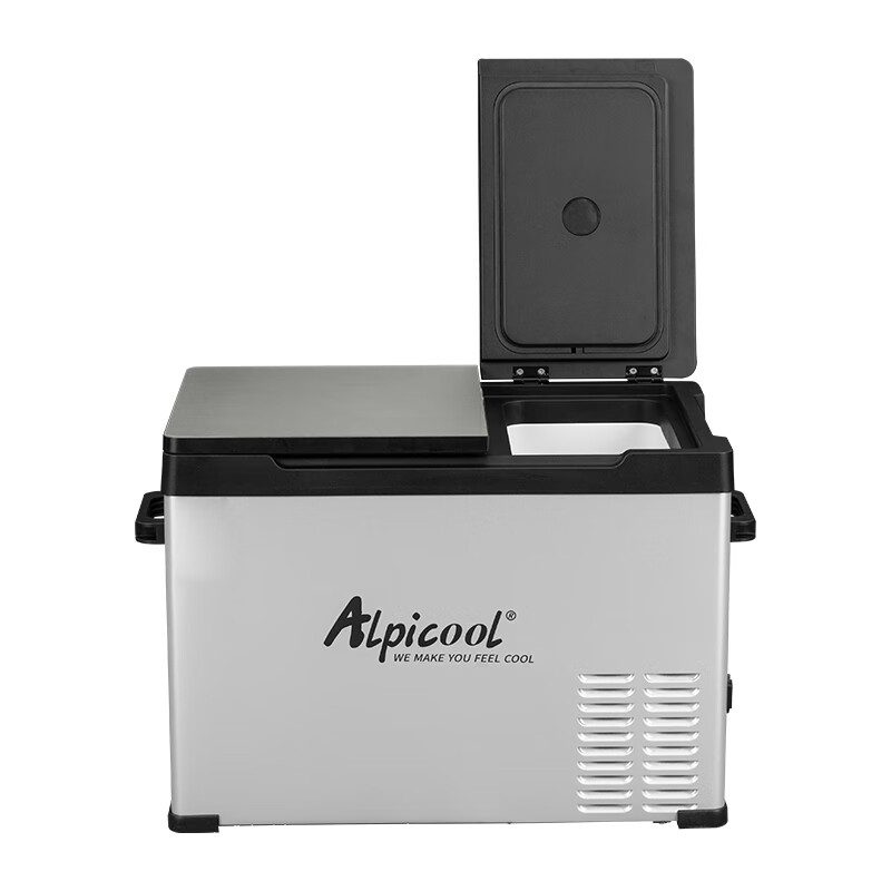 泰晁瑾车载冰箱车家两用压缩机制冷cd45双开门冷冻冷藏自驾户外迷你箱