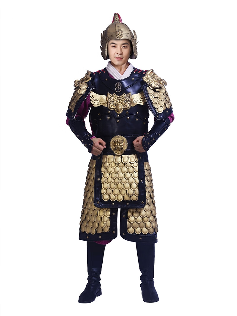 呢好酷盔甲古装将军成人古代三国战袍铠甲岳飞古装大人可穿盔甲演出