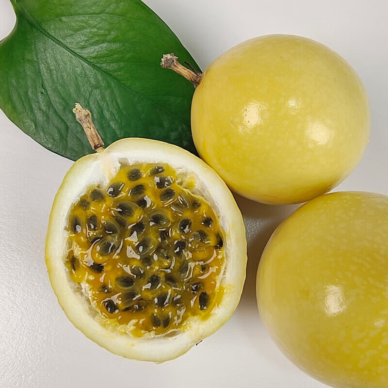 钦蜜黄金百香果酸甜爆汁口感偏甜宝宝果饮百搭 24个中大果45-60g