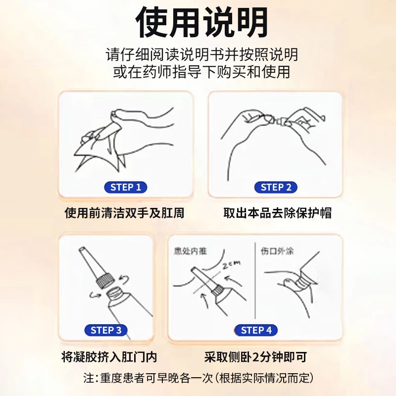 医方硕痔疮凝胶医用痔疮膏内痔外痔效混冷敷痔官方旗舰店A6 六只装【家中常备】