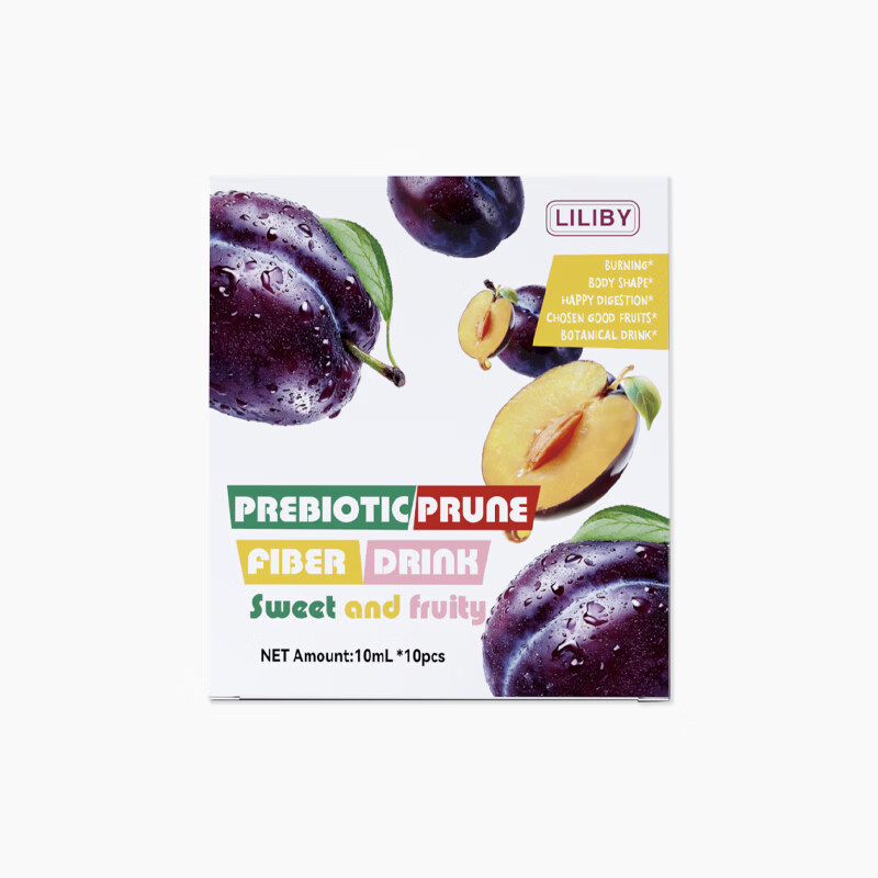 LILIBY Probiotics Prune Fiber Drink益生元西梅饮-A1 10盒装 100ml*10盒