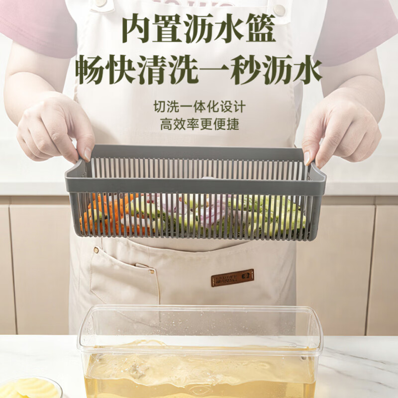 法鼎切菜神器家用多功能擦丝器土豆黄瓜萝卜切片切丁刨丝磨蒜蓉不伤手 切菜神器