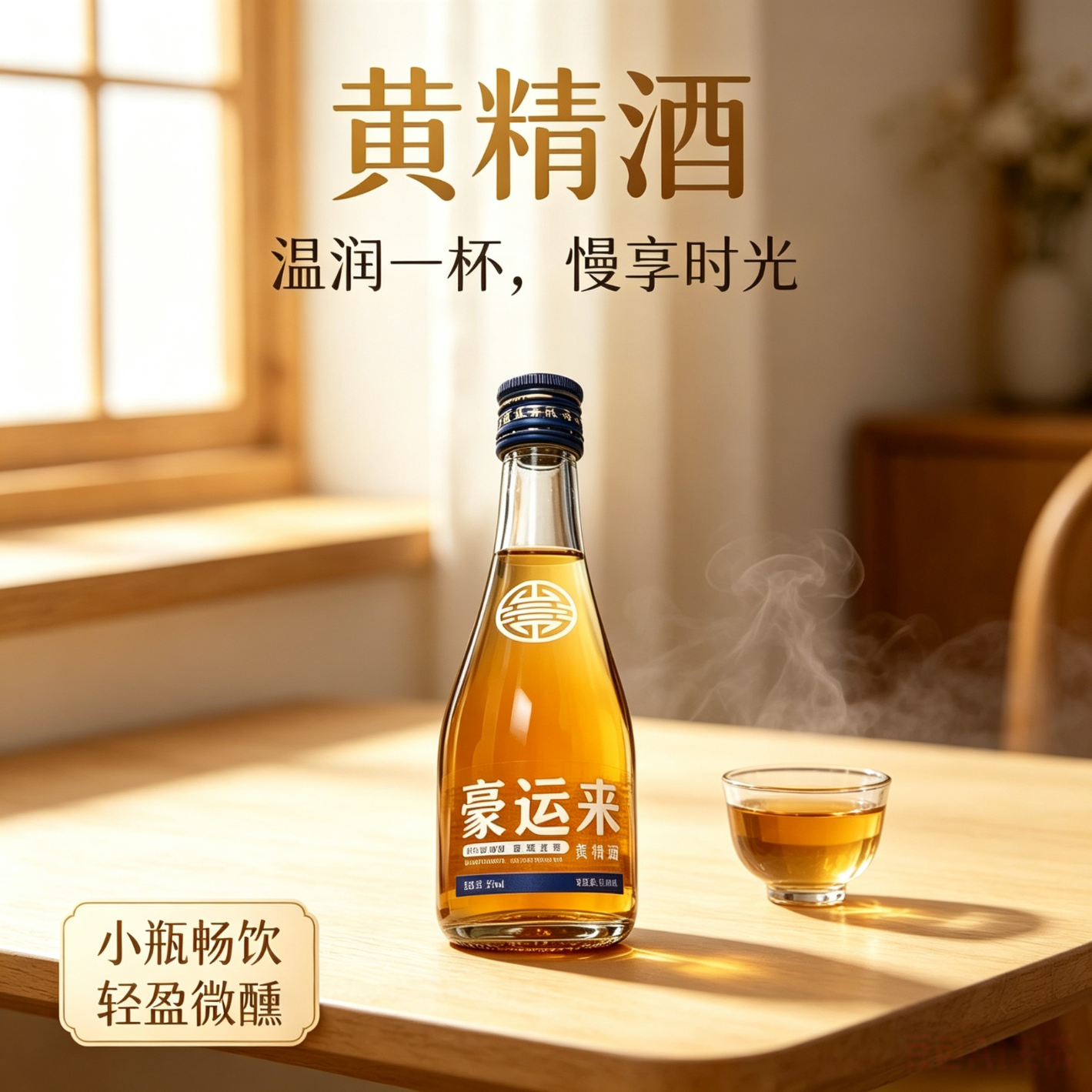 德意豪运来125ml六瓶38度整箱黄精酒送礼自饮零添加零糖康养阳刚 38度 125mL 6瓶