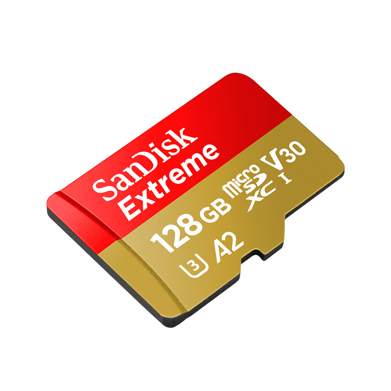 闪迪sandisk内存卡class10存储sd卡 高速行车记录仪tf卡 手机内存卡 128G 160M/s A2高性能 4K高清拍摄