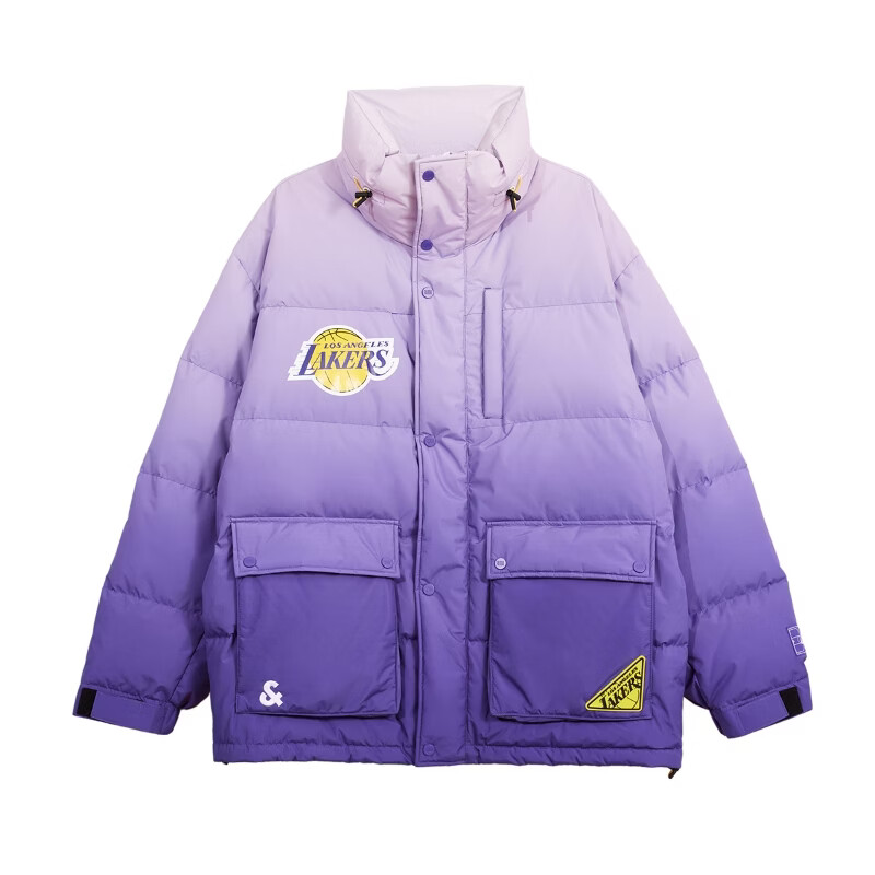 杰克·琼斯(JACK&JONES)冬季男装潮流休闲宽松羽绒服合集 224312035E37 淡紫色 XS