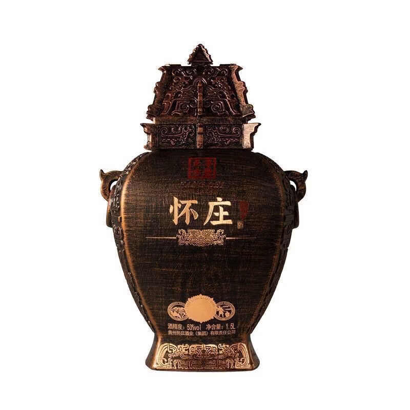 怀庄1983至尊方罍酱香型白酒 仿青铜器商代历史文化 纯粮酿造商务宴请送礼 53度 1.5L 1坛