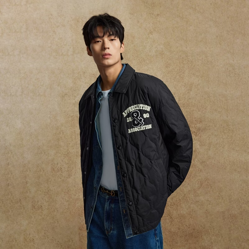 杰克·琼斯(JACK&JONES)男装冬季休闲羽绒服合集 225323010 黑色 L (180)