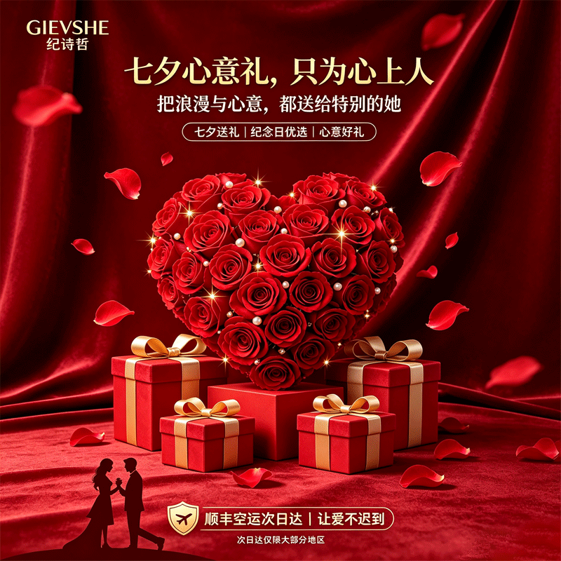 纪诗哲（GIEVSZHE）女包2026新款包包斜挎手提包单肩包七夕情人节生日礼物送女友老婆 咖啡色-礼盒装 2026高级感女生包实用走心送女友送老婆