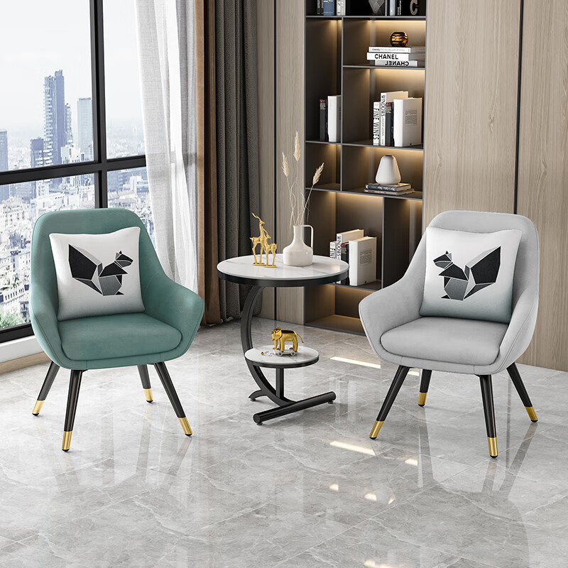 渺帆阳台茶桌椅组合现代简约休闲小桌椅一桌二椅网红椅子小茶几三件套