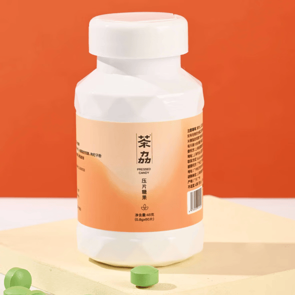 茶劦解腻清爽提神醒神茶多酚口气清新无糖米糠脂肪烷醇荷叶山楂决明子 拍2发3 到手3盒 48g*2瓶
