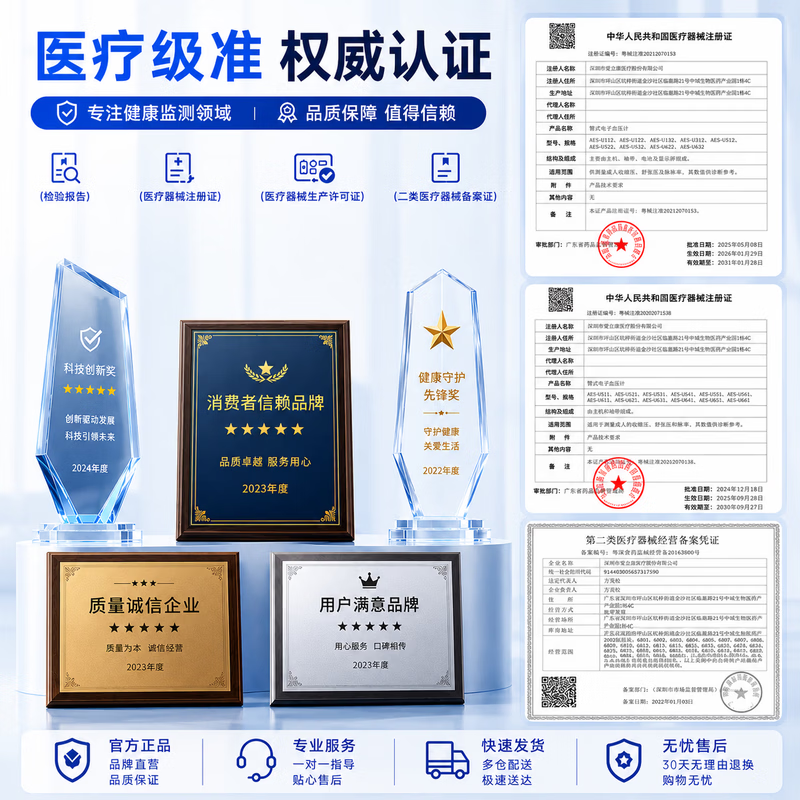 LUCYLEE美国血压计家用血压测量仪器医用高精准上臂式电子血压计语音充电 【语音充电款】 充电插电二用｜AI双芯片 超精准医用级/全程语音指导/心率监测