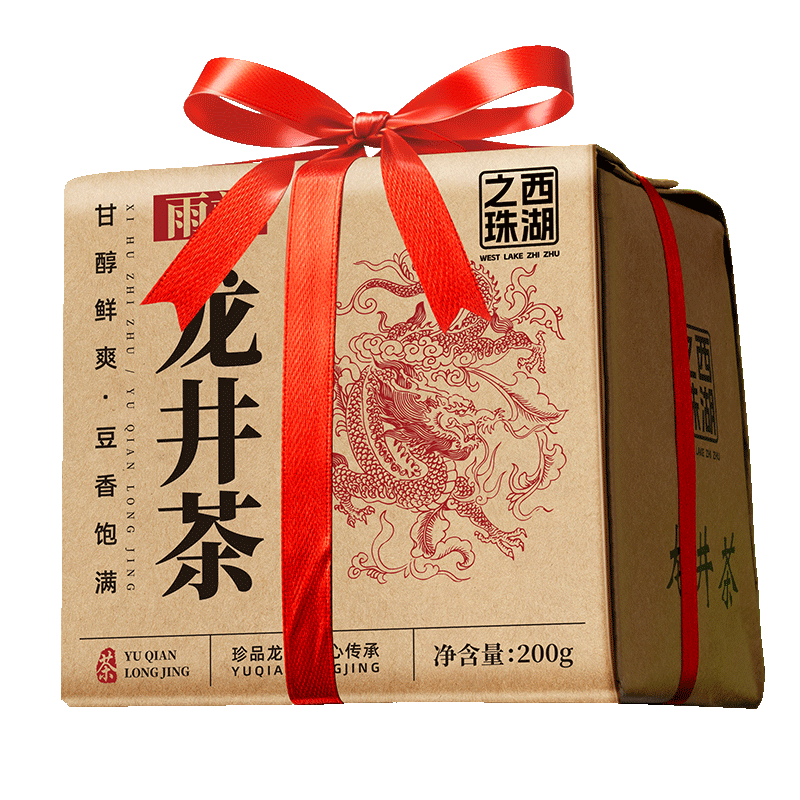 西湖之珠雨前龙井绿茶200g/包 29.9元 - 86线报