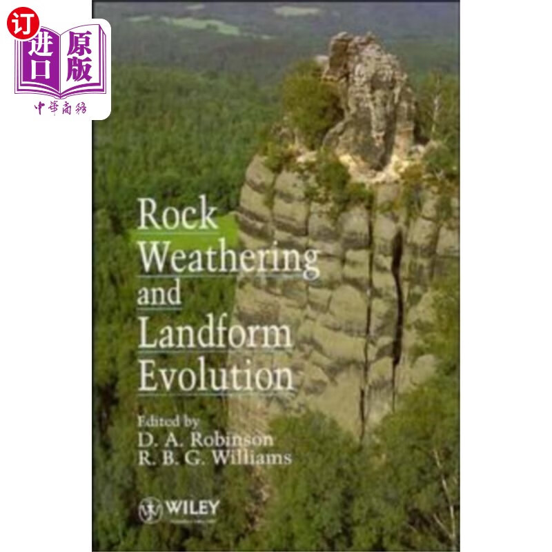 海外直订rock weathering & landform evolution 岩石风化与地貌演化