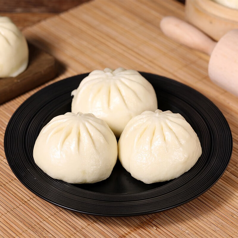 回乡斋清真韭菜鸡蛋包子茴香速食早餐半成品素菜白菜豆腐粉条包子速冻