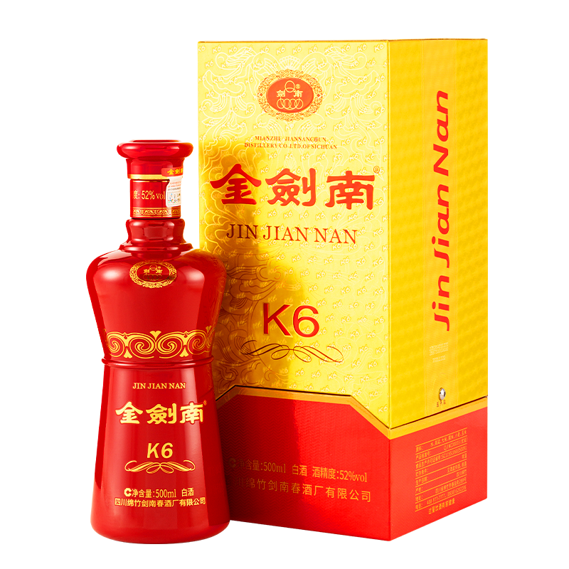 Jiannanchun/���ϴ� ����K6 52�� Ũ���� 500ml 1ƿ
