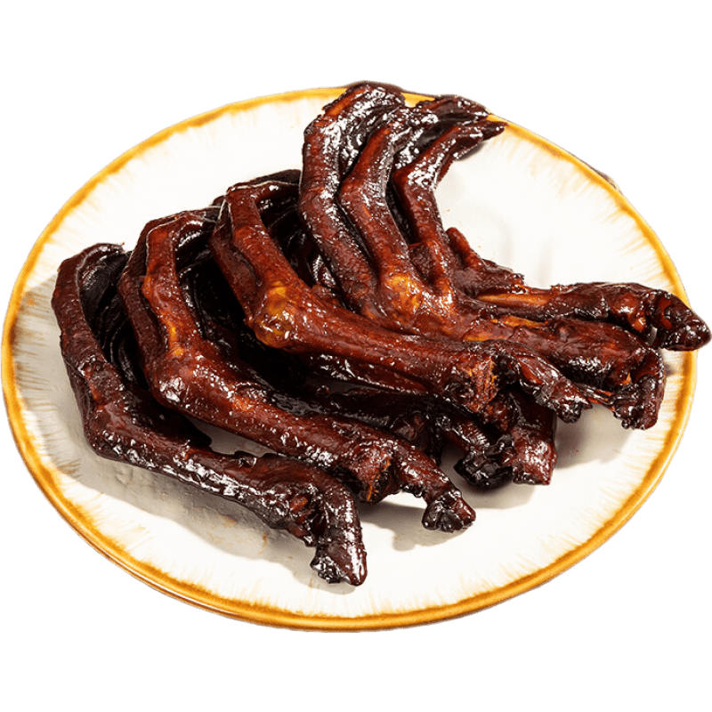 錢(qián)家香   香辣老鹵鴨爪鴨肉散裝鹵味鴨掌辣即食休閑 501-750g 老鹵香辣鴨掌2500g(整箱)