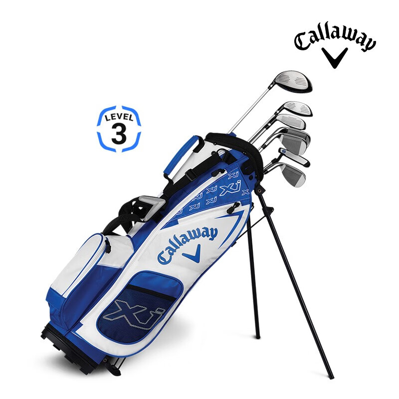 Callaway卡拉威高尔夫儿童套杆 XJ HOT系列 青少年男女高尔夫球杆 新品 XJ 3(身高:130~150cm)七支装