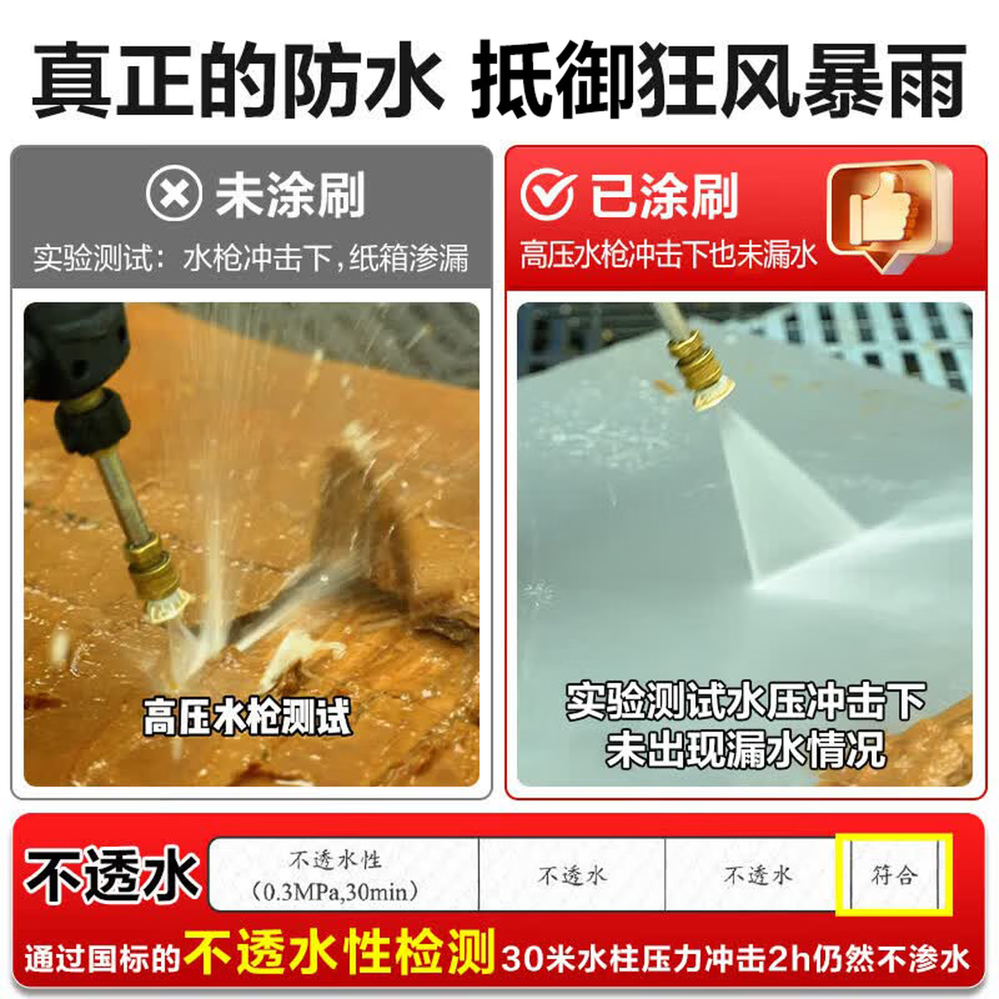 雨虹防水可外露水性沥青防水涂料 楼顶屋顶防水补漏材料防水涂料屋顶防水 可外露水性沥青【20kg*3桶】