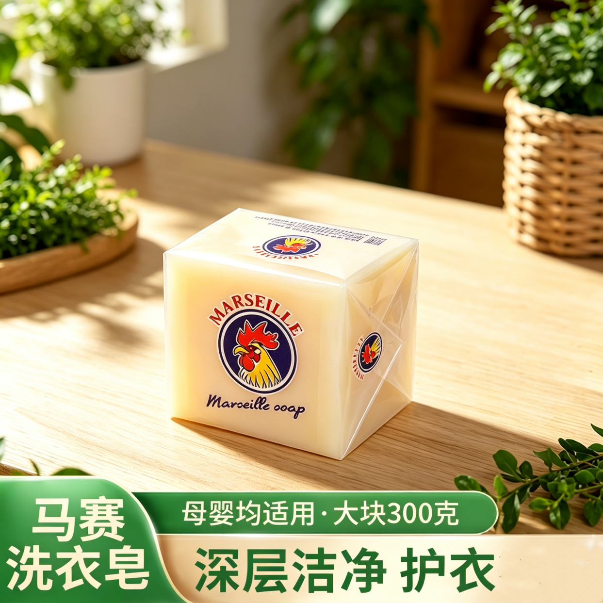 I大块洗衣皂肥皂300g强力去污衣物内衣皂孕婴肥皂不伤手 300g*1块 3块