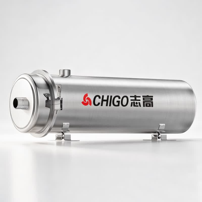 志高（CHIGO）全屋中央净水器 家用自来水大流量中央超滤净水机 加厚不锈钢前置过滤器 PVDF抗拉滤芯 六代PVDF滤芯-12T-1寸接口【全屋/大平层适用】
