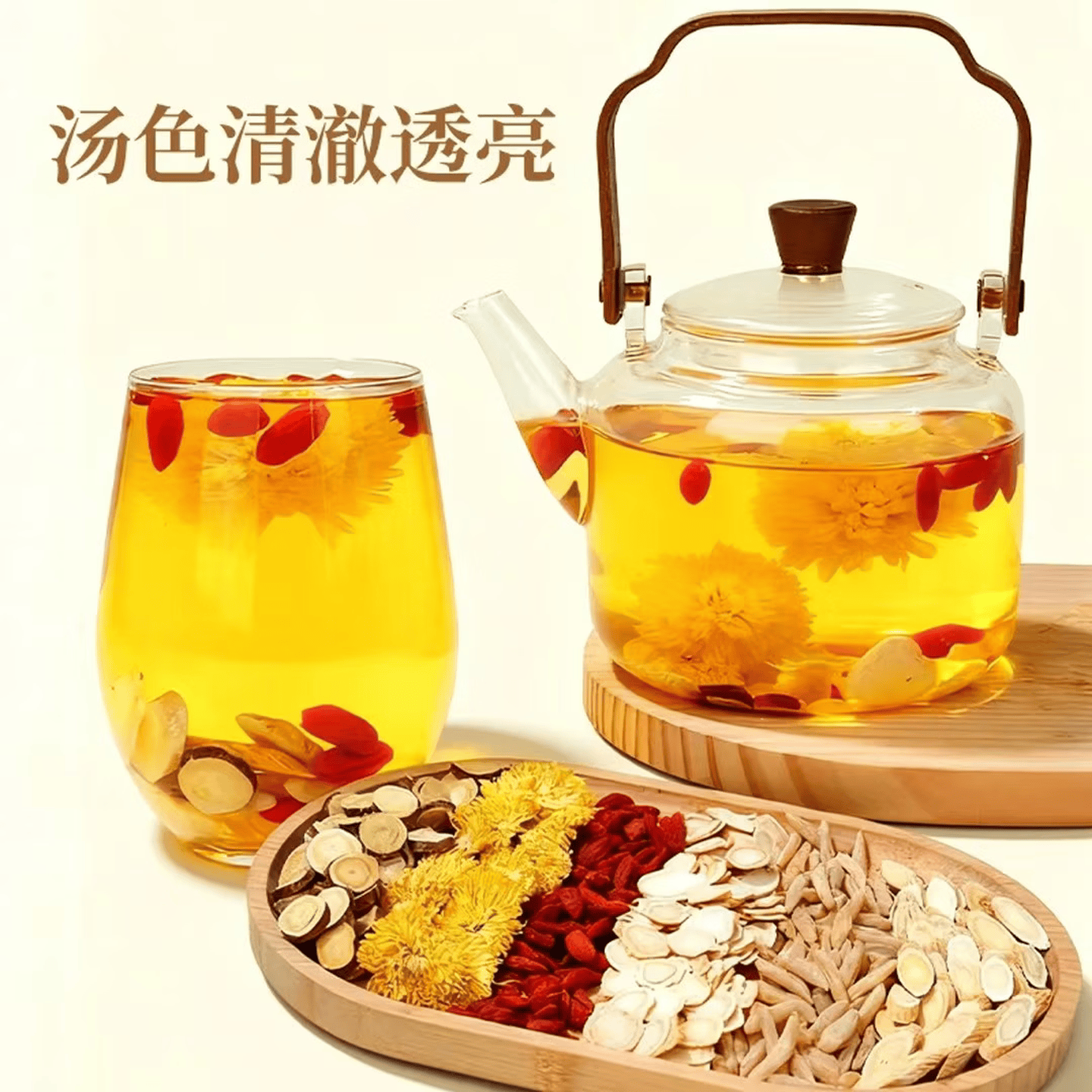 胖东来同款【元气参茶】葉同仁元气参茶黄芪麦冬西洋参枸杞独立茶包正品 【体验装】不参与买赠 100g*1盒 100g*1盒