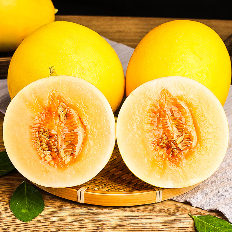 黄河蜜甜瓜水果新鲜当季黄金蜜瓜脆香瓜 1个装 【单果2-3斤】