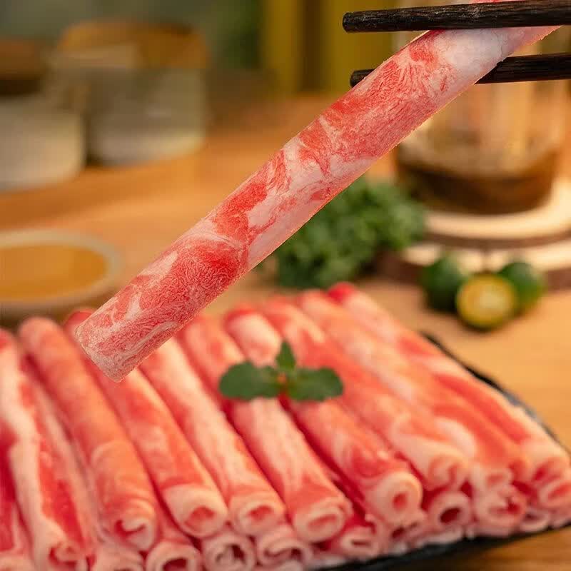 肴老板谷饲肥牛卷 28肥瘦进口雪花肉片涮火锅烤肉烧烤食材顺丰京东冷链 【爆款推荐】谷饲肥牛卷2kg(10包)