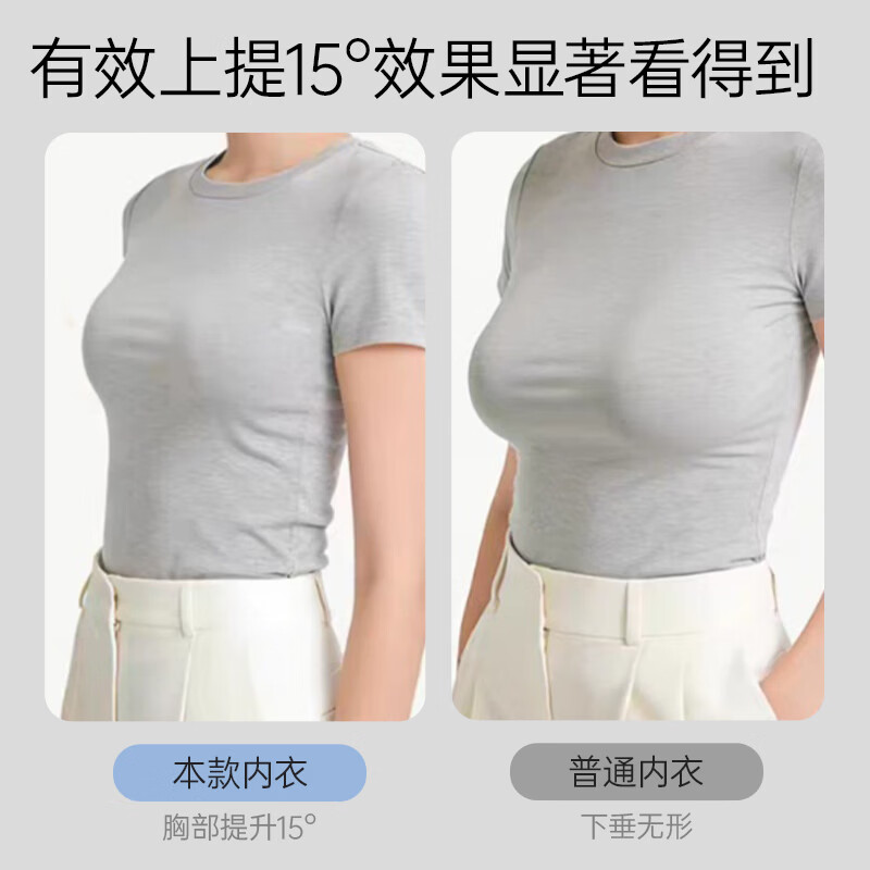 ROVO孕妇哺乳内衣无痕聚拢提拉怀孕期喂奶专用文胸罩 天空蓝+嫩肤色 L