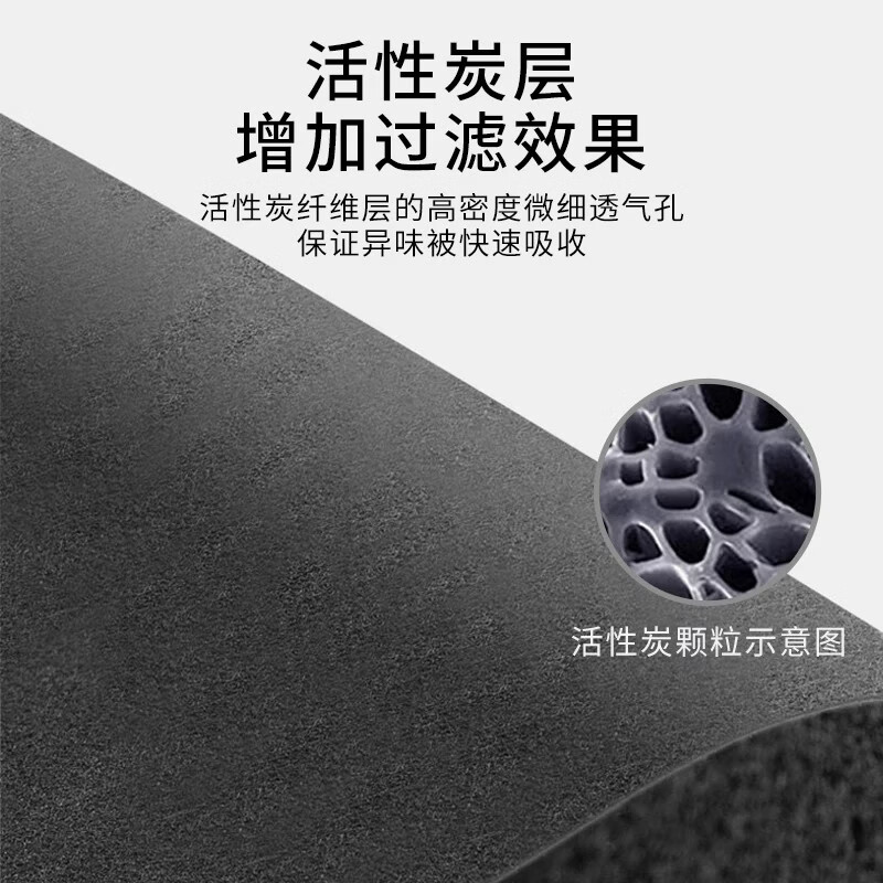 禾茵活性炭口罩一次性防甲醛防尘四层加厚灰孕妇防二手烟油烟异味专用 【独立包装】灰色300只+高效活性炭