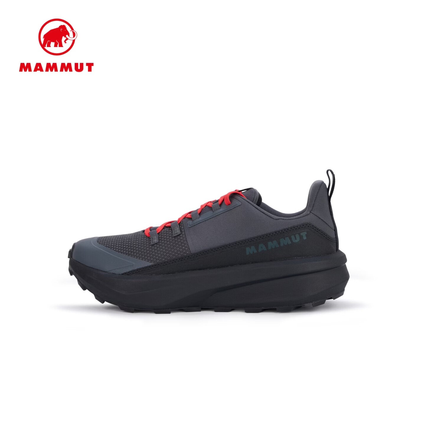 猛犸象（MAMMUT）Aenergy Hike 红标男士户外徒步低帮徒步鞋 钢灰-黑色 43.5