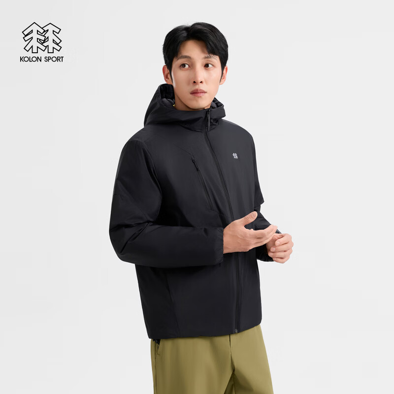 KOLON SPORT/可隆户外保暖棉衣 男士防泼水PRRIMALOFT轻薄棉服