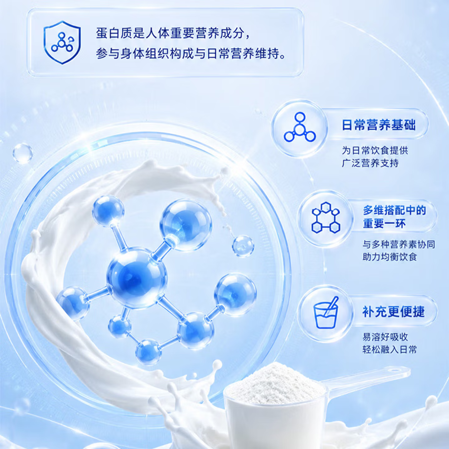 修正唯卡能特殊医学用途全营养配方粉特医食品全营养粉配方粉蛋白粉 360g*1罐 【下单送礼品】