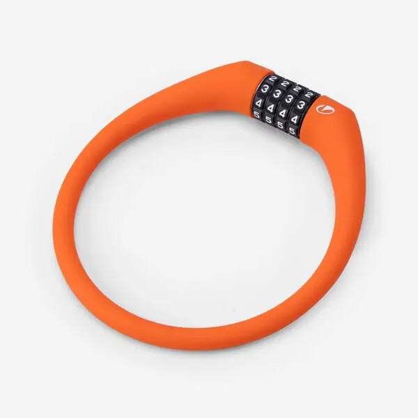 迪卡侬自行车运动密码线圈车锁 ELOPS Cable Lock 300