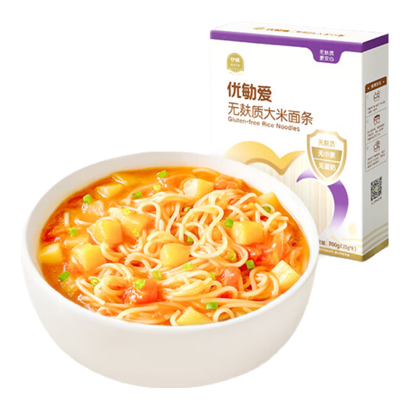 伊威（Eastwes）优勄爱无麸质大米面条200g 不含麸质 不添加8大过敏原