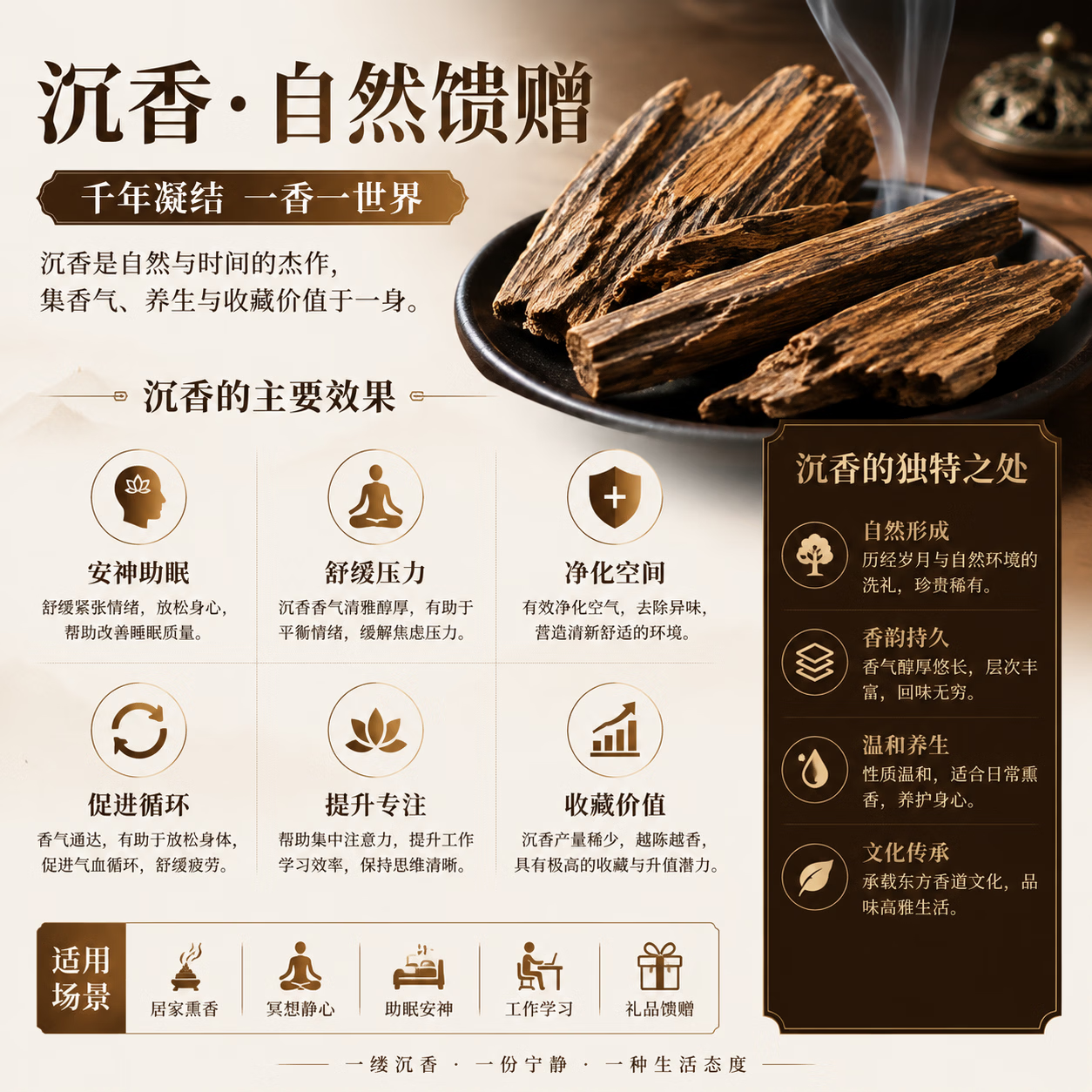 乘鲤海南莺歌绿奇楠沉香手串单圈天然种植文玩男女手链 奇楠沉香6mm+精美礼盒
