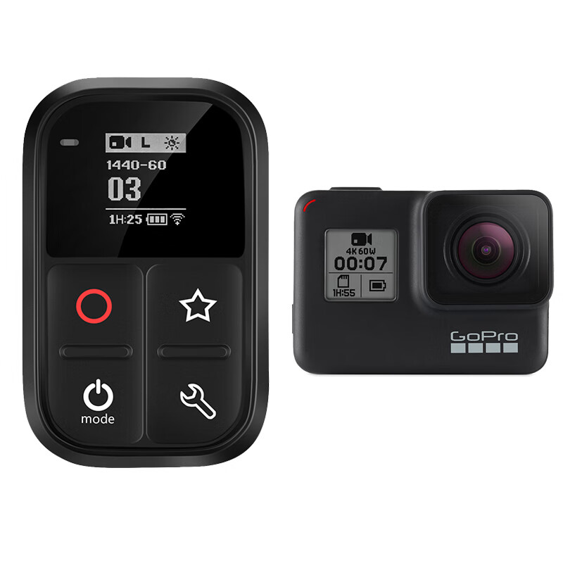 Telesin Gopro8遥控器配件hero7 6 5智能无线控制调整拍摄参数同时控制6台相机控制开关机 虎窝购