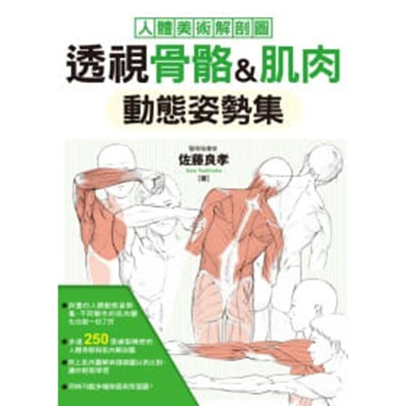 现货台版 透视骨骼肌肉 动态姿势集 瑜伽 拉伸医疗常识 医疗健康类 瑞升文化 港