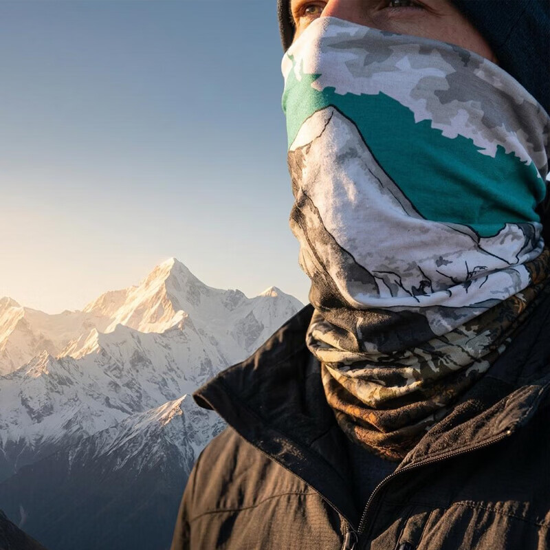 OSPREY小鹰/SWIMARS户外魔术头巾运动围脖面罩跑步登山钓鱼脖套骑行面巾 印象贡嘎
